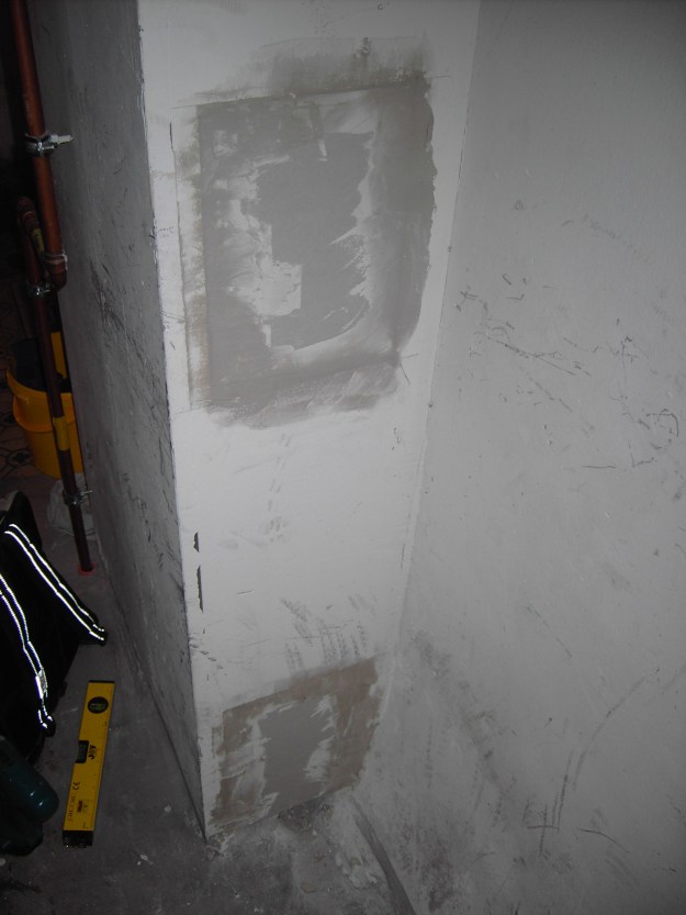 Gipskarton repariert nachher